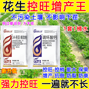 花生控旺增产专用药花生矮壮素膨大控旺调节剂保花保果正品烯效唑