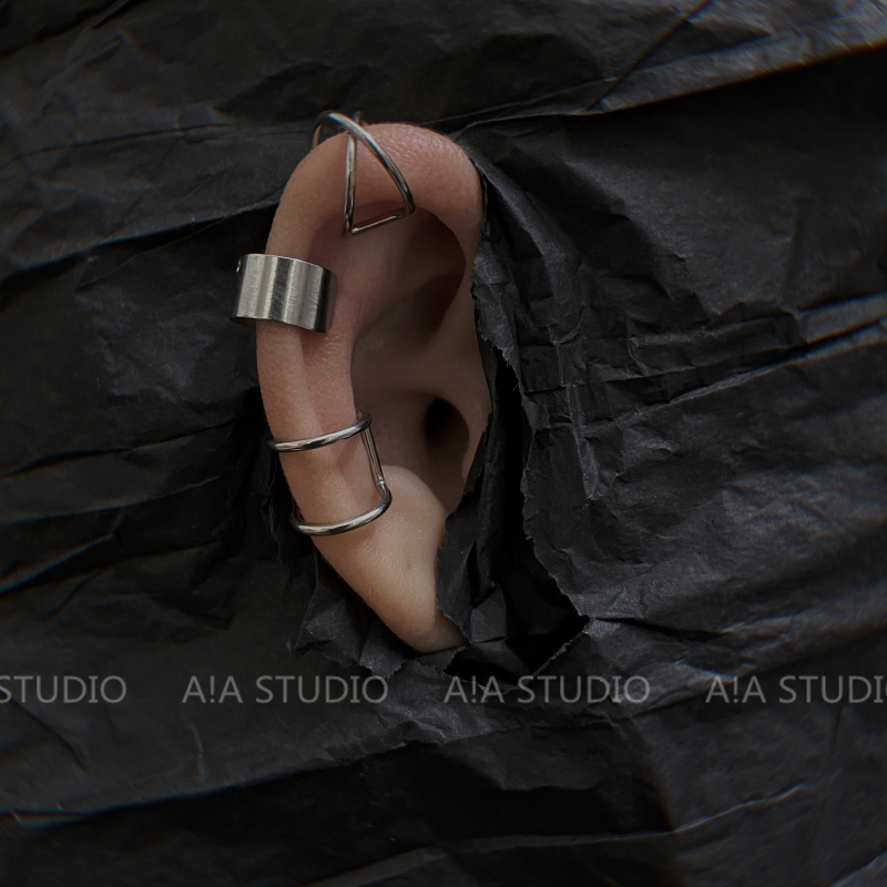 嘻哈街头个性韩版金属街头耳夹无耳洞耳骨夹钛钢防水防汗潮男女,饰品/流行首饰/时尚饰品新,耳夹,淘宝优惠券,粉丝福利购,淘宝优惠卷