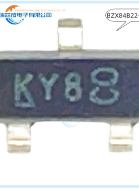 BZX84B22-7-F KY8 SOT23 人气稳压二极管 晶体管 半导体 原装正品