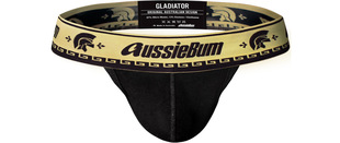 AussieBum 2025新款 男士丁字裤低腰棉前丁后空裤男式丁字内裤T裤