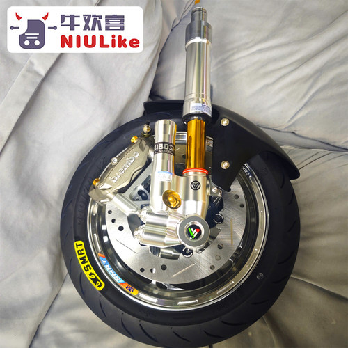 布雷博 比博士GS5PRO前轮套装 瑞祖玛制动 车魔人三星 天使轮胎