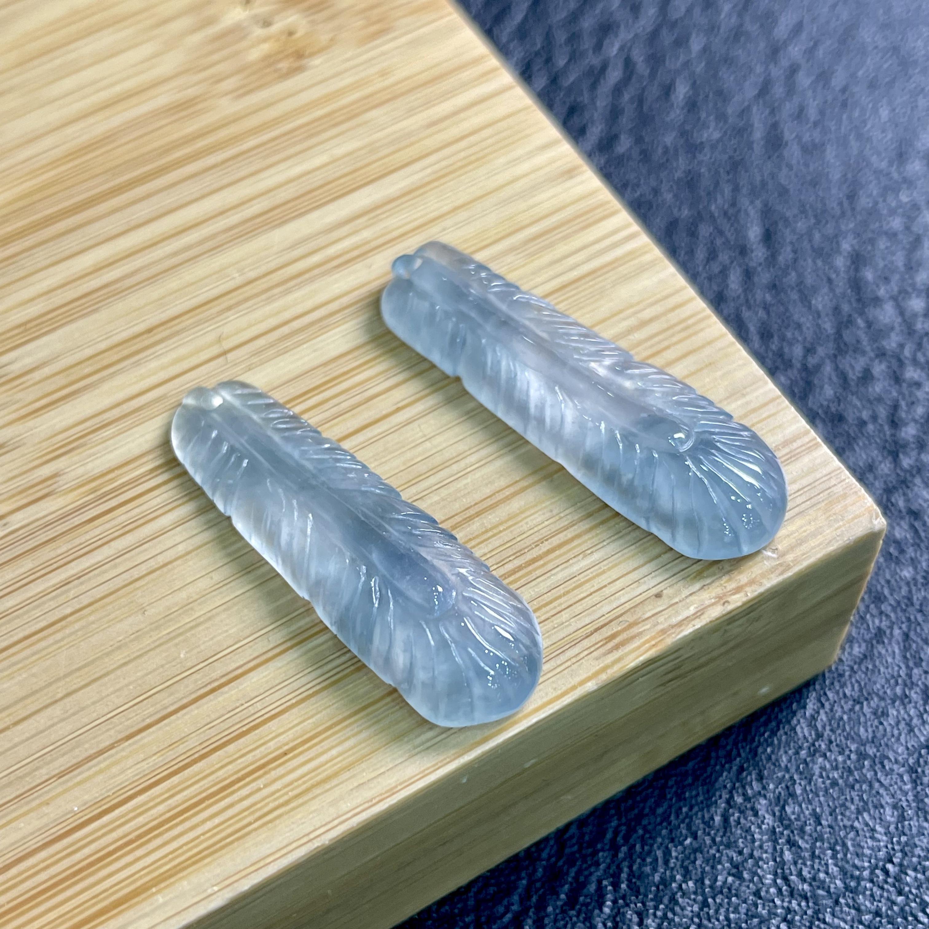 缅字A货冰种起光蓝水翡翠
