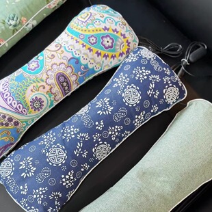 【肩颈不适 艾草电加热骨头枕 入起】 艾草热敷枕 纯艾草填充热敷