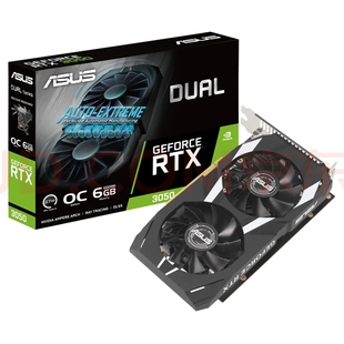 ASUS DUAL RTX3050 机电竞游戏专业独立显卡 华硕 O6G 雪豹台式