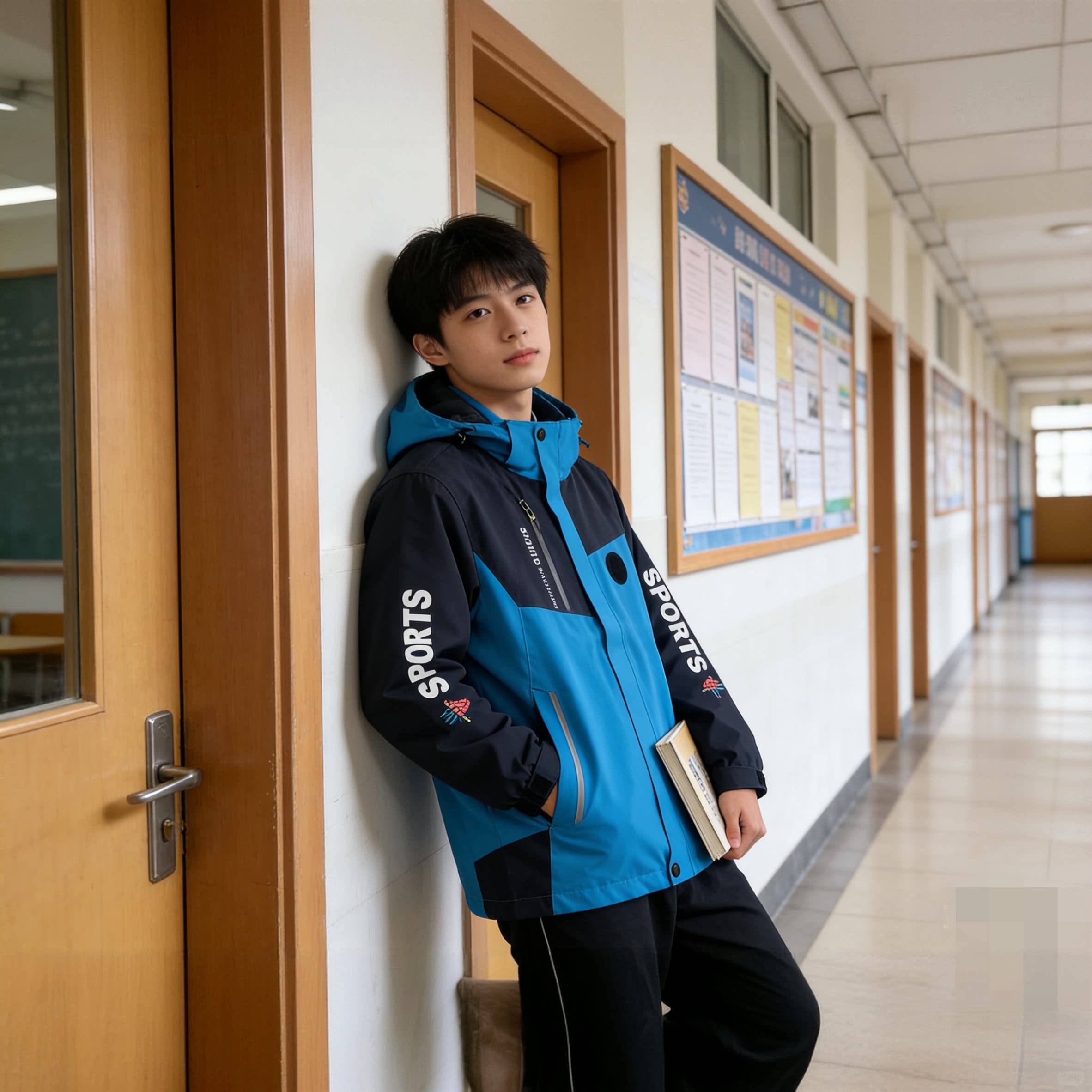 中小学生校园冲锋衣校服防风保暖儿童冲锋衣