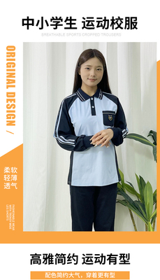 南宁市中小学生校服特版柔软亲肤面料短袖短裤长裤长袖特级版