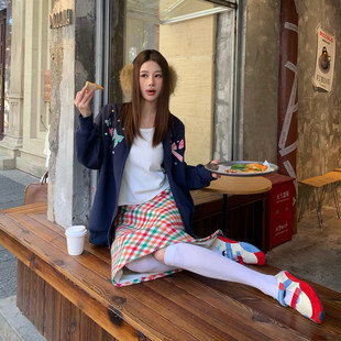 木棉索罗娜莫代尔蝴蝶结刺绣棒球服外套1087 定制女装