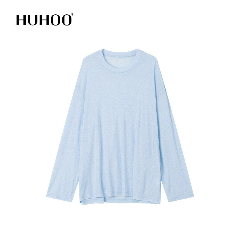 定制女装 绵羊毛天丝罩衫防晒落肩慵懒显瘦空气感通勤百搭0362