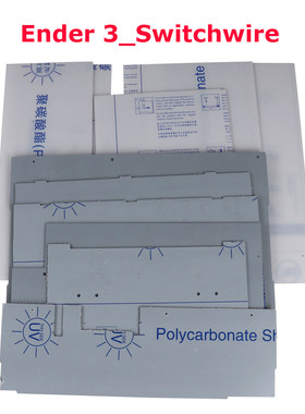 3d打印机Ender3升级成Voron Switchwire封箱罩耐高温PC面板