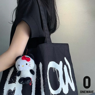 【国内现货】村上隆太阳花Complexcon手提包tote包黑色HOLLOW包包