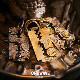 【国内现货】高山隆STOPLIGHT点金金柱金刀片吊坠