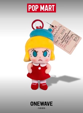 泡泡玛特Angry Molly 原火毛绒挂件搪胶公仔手办PTS展会限定潮玩