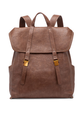 廿下大容量复古双肩包森系学院风15.6寸电脑包书包通勤女通用背包