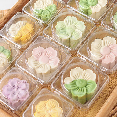 绿豆糕包装盒月饼小分装打包单独