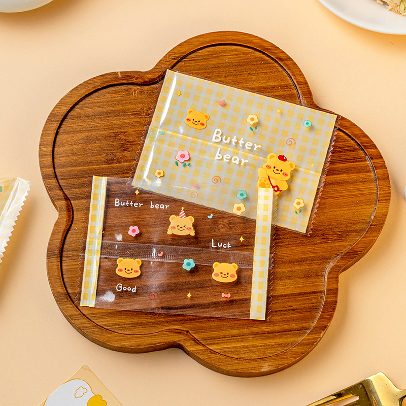 雪花酥包装袋饼干机封口自密曲奇单独立小子的糖果奶枣打包零食品