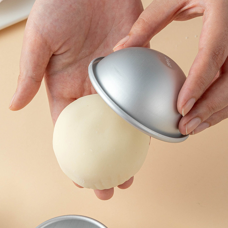 雪媚娘模具碗莓媚青团皮布丁蛋糕包装盒纸托半圆形diy磨烘焙工具