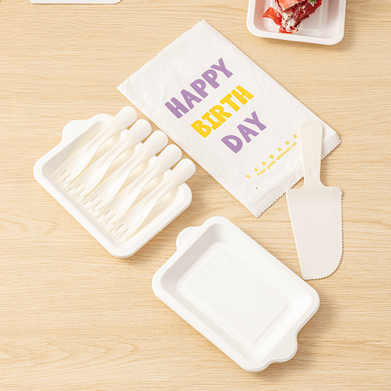 生日蛋糕刀叉盘套装一次性餐具小碟子食品级加厚烘焙甜品吃的新品