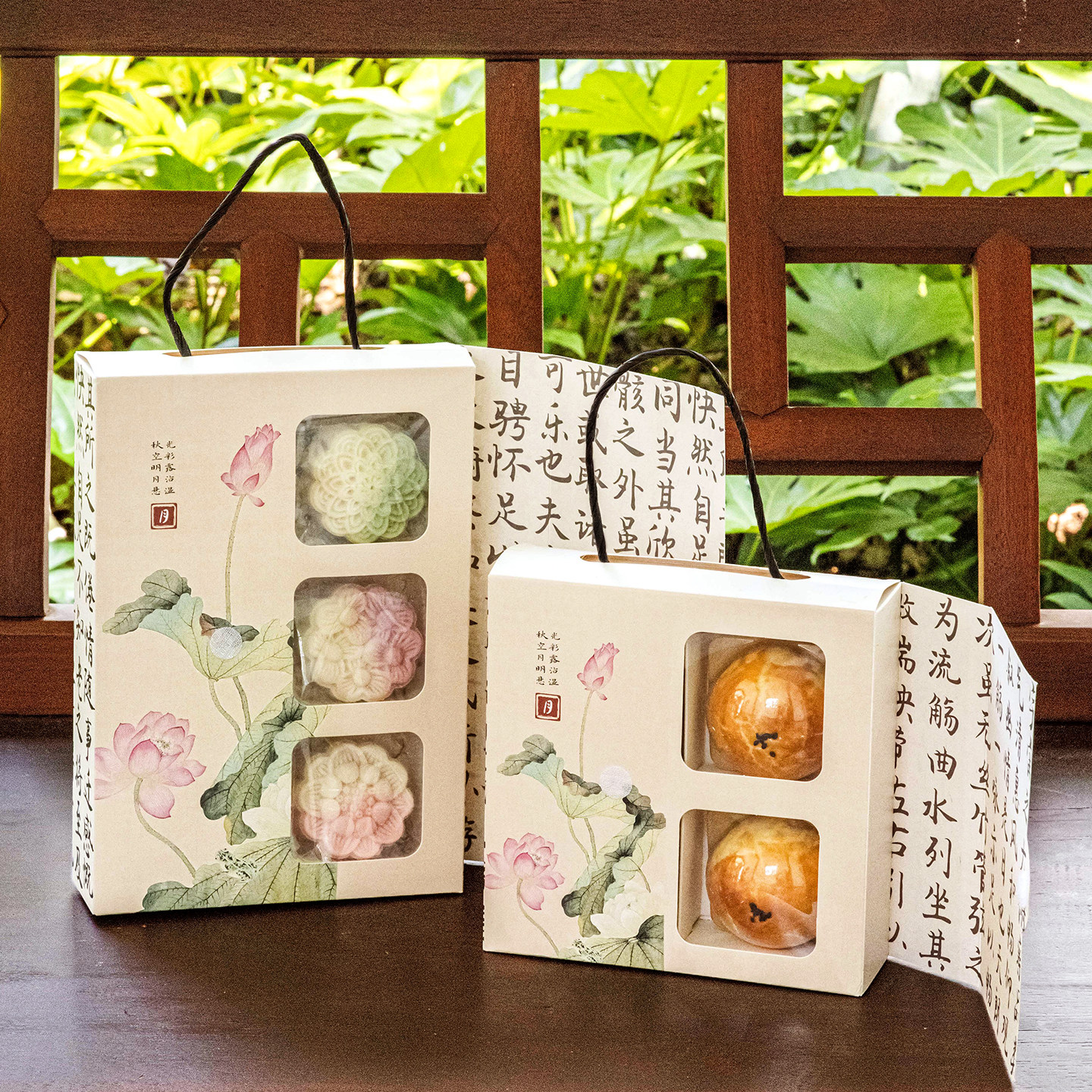 蛋黄酥包装盒月饼礼盒中秋送礼空盒子冰皮4粒6小2026四六桃花酥式