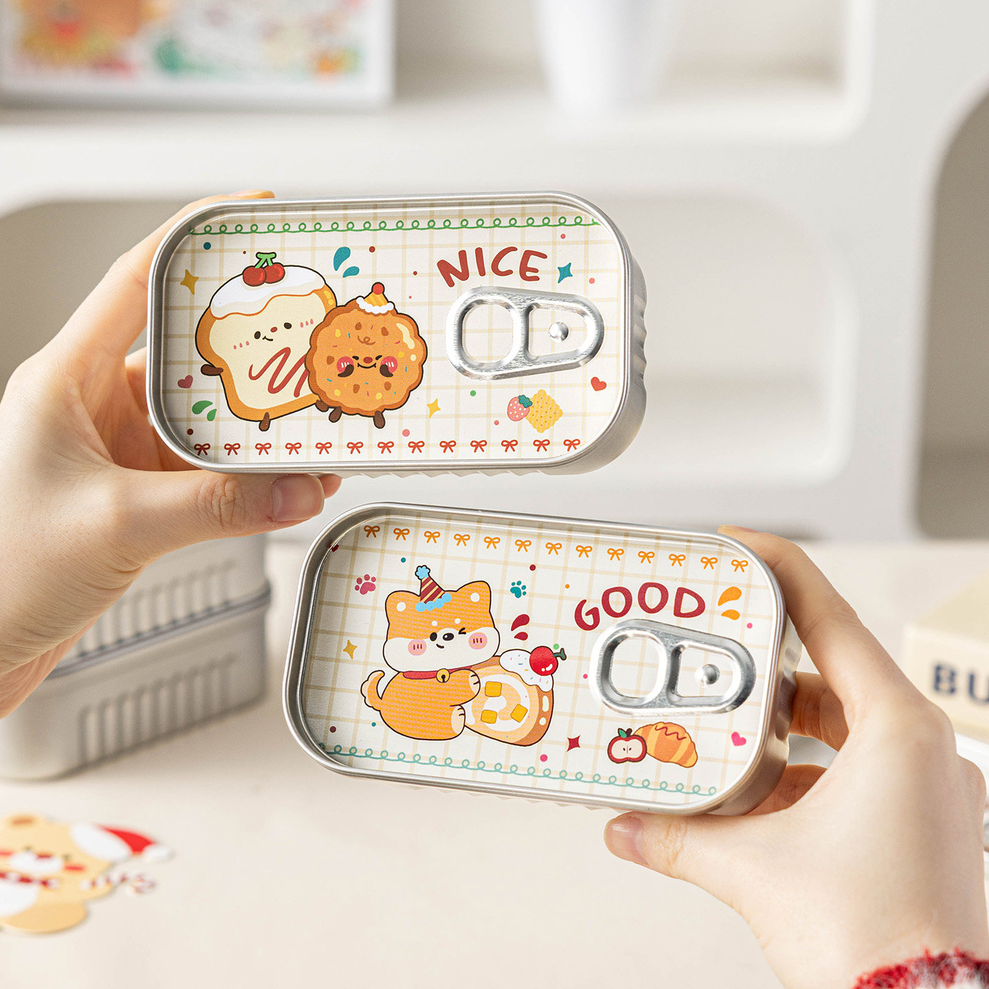 小饼干包装盒子曲奇糖果铁长方形空罐马口牛轧烘焙巧克力罐头迷你