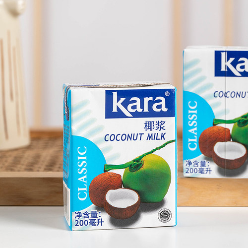 佳乐椰浆盒装kara浓椰汁