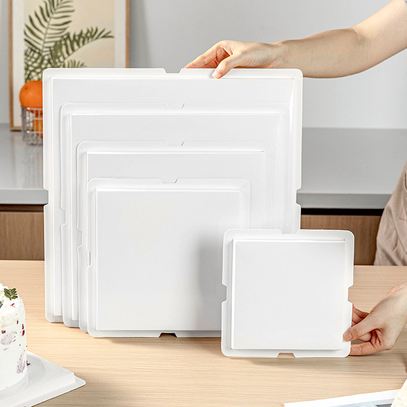 蛋糕底托座托盘一次性生日46810寸四六八十12加高包装盒托六八做5