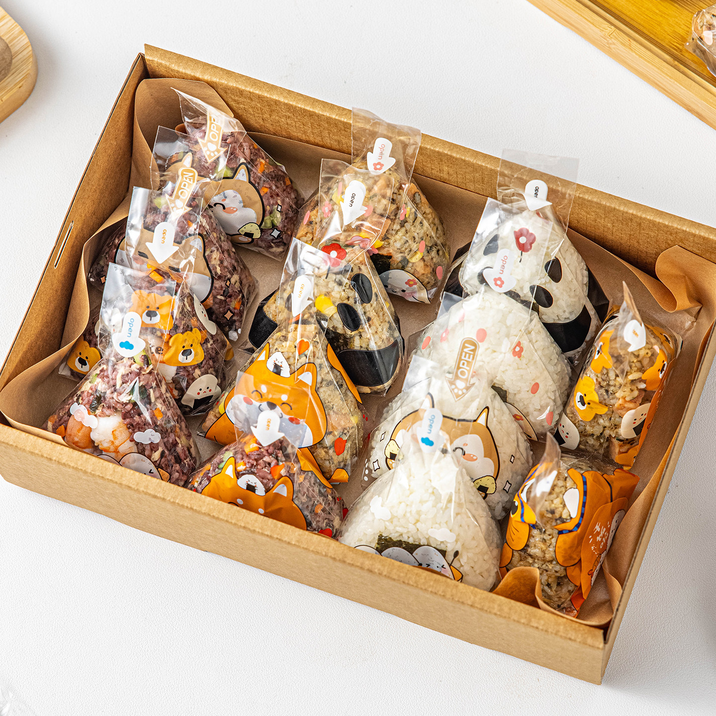 三角饭团包装袋纸专用糯米海苔紫米加厚模具自制打包食品级可加热