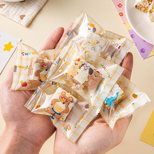 雪花酥包装袋的专用机封自小单独粒子曲奇饼干糖果烘焙打包盒大号