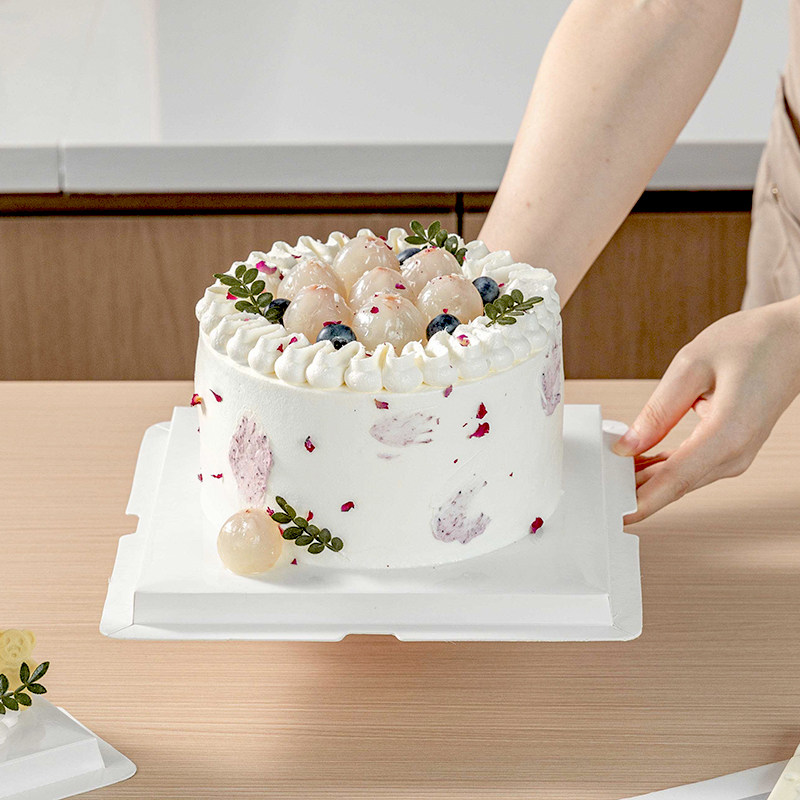 蛋糕底托一次性底盘托46810寸四六八十12加高包装盒托