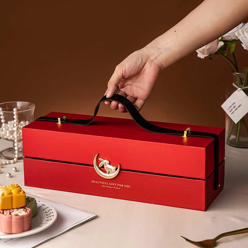 2026新款月饼礼盒包装礼品空子高端8粒档节送礼级感轻奢6中秋定制