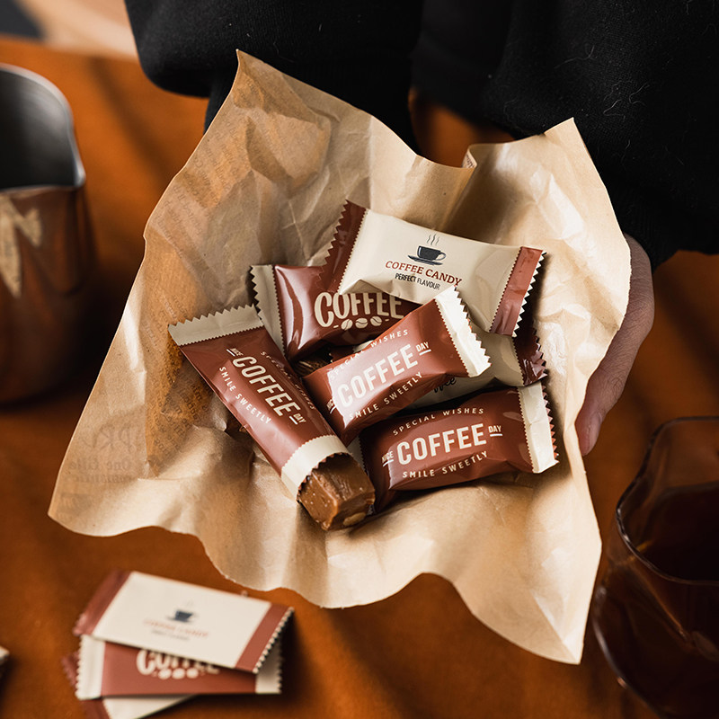太妃糖包装袋咖啡糖包装袋机封袋糖果高档金色牛轧糖烘焙包装