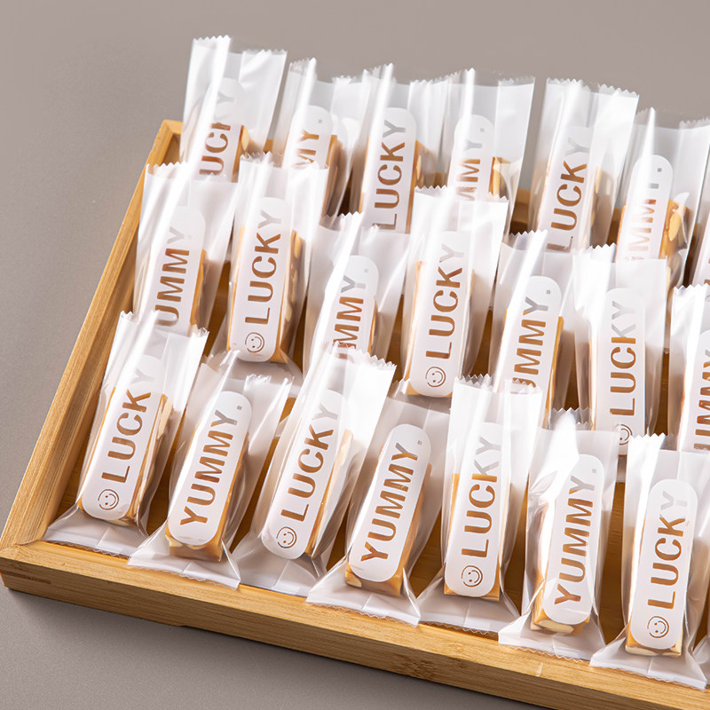 糖果包装袋太妃糖牛轧糖雪花酥饼干奶糕专用烘培牛扎糖机封包装纸