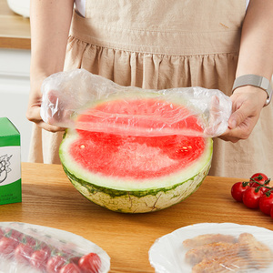 保鲜膜套袋罩碗盖封透食品级明子圆型饭盒密家用专险一次性剩菜模