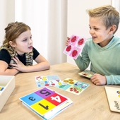 EDUCO思维方块儿童专注力游戏数学主题相似图案分类找不同练教具