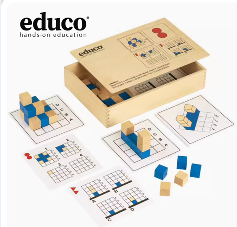 二维3D构建玩具立体方块搭建6岁+
