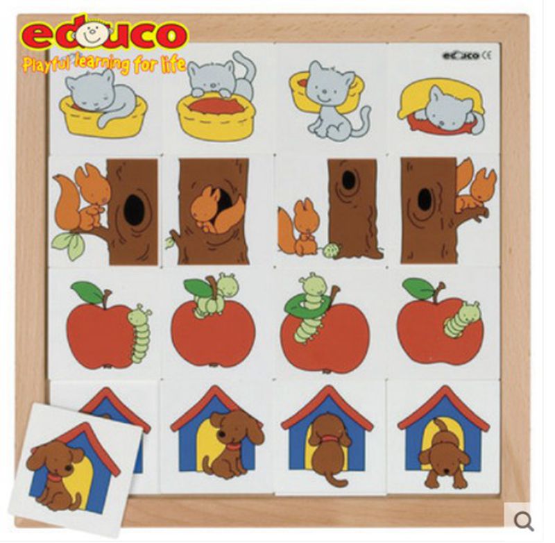 荷兰幼儿园早教认知拼图