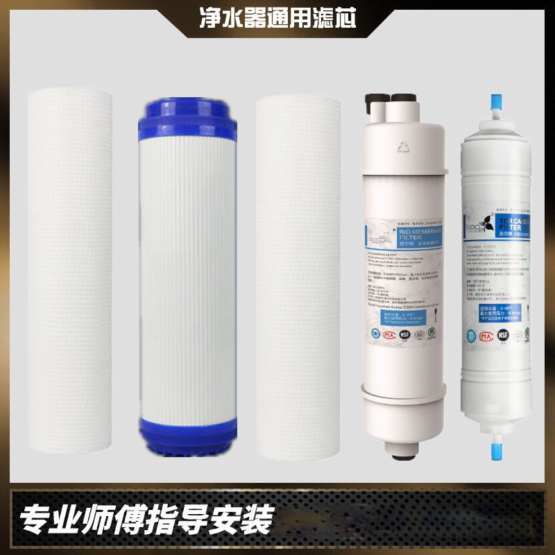 适用于史密斯净水器通用滤芯12345级SR50-D3 AR50-D1 B1RO膜