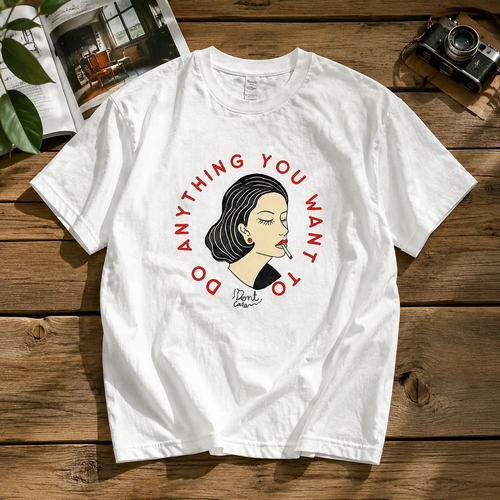 随心所欲地做任何事Do Anything you want美式复古T恤vintage短袖