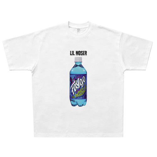 Lil Moser Blueberry Faygo美式复古纯棉T恤 Vintage宽松街头短袖