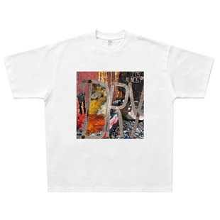 It's Almost Dry Pusha T 美式T恤 vintage宽松hiphop说唱Rap短袖