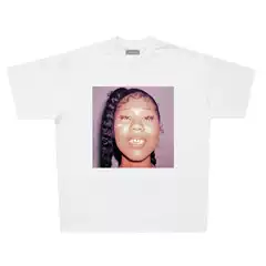 Drake 21 Savage Her Loss Short-Sleeved T-Shirt American Casual Heavy-Duty Pure Cotton Retro Niche Top