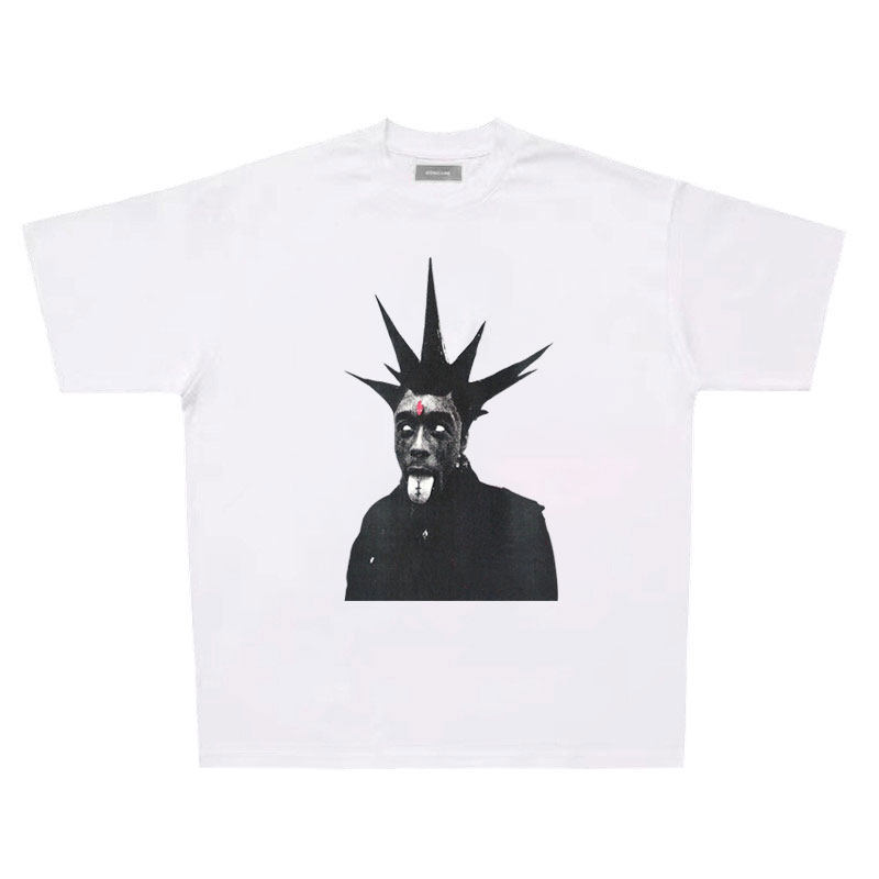 Lil Uzi Vert印花短袖 美式休闲重磅复古T恤街头小众宽松男女同款