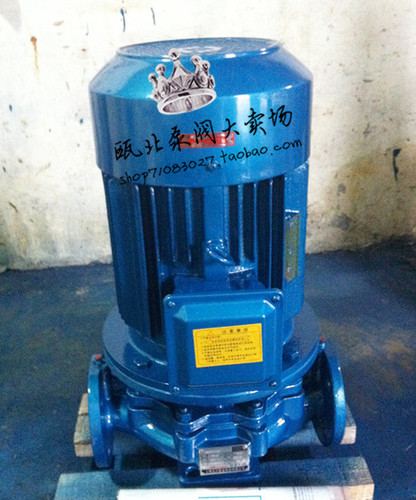 ISG40-125I 上海立式管道离心泵管道泵增压水泵DN40电机1.5KW