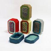 首饰盒复古文玩珍藏品玉器珠宝首饰包装 盒直销国风带盖手串吊坠盒