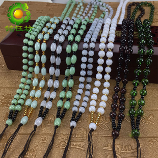 高档 手工编织 挂件男女款 玉珠吊坠绳子 简约珠宝玉器专用项链绳