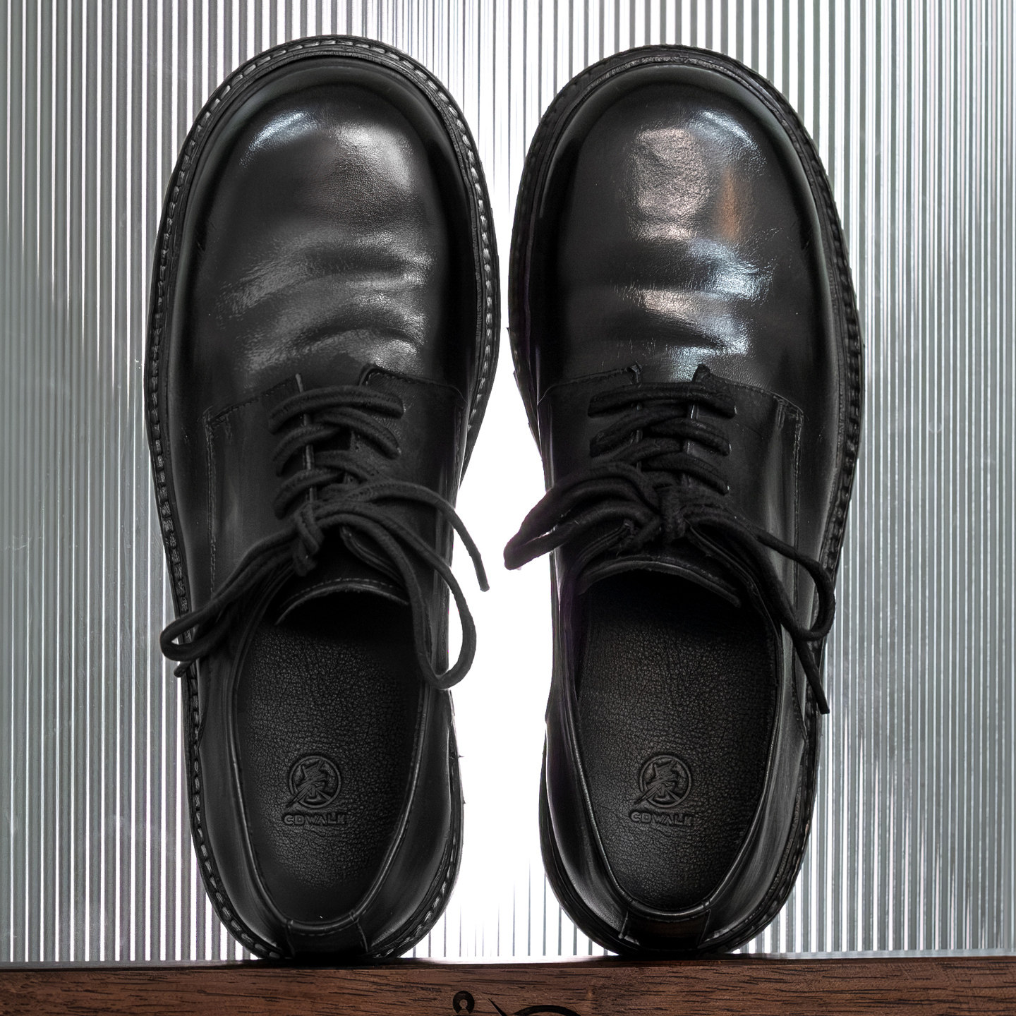 日系大头德比鞋复古水洗低帮男休闲皮鞋厚底真皮牛皮做旧宽头潮鞋,流行男鞋,休闲皮鞋,淘宝优惠券,粉丝福利购,淘宝优惠卷