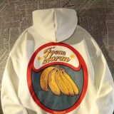 美式高街秋冬潮嘻哈宽松加绒情侣款连帽卫衣102B-W8143P45加绒55，男装卫衣，星座102B-2