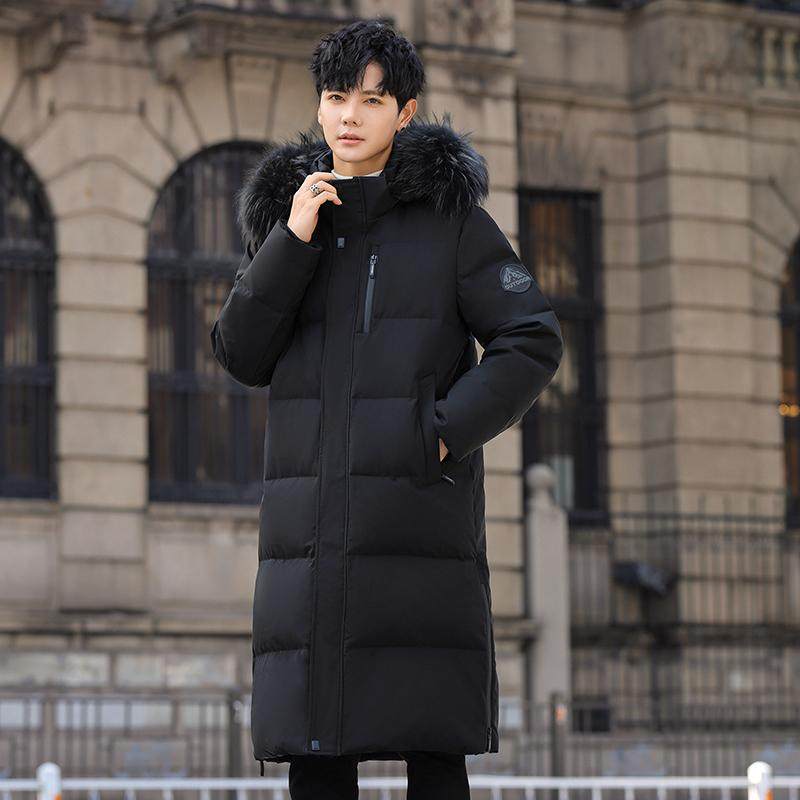 冬装羽绒服加厚长款外套真毛领情侣羽绒衣外套102B-2Y8818P368,男装羽绒服,星座102B-2