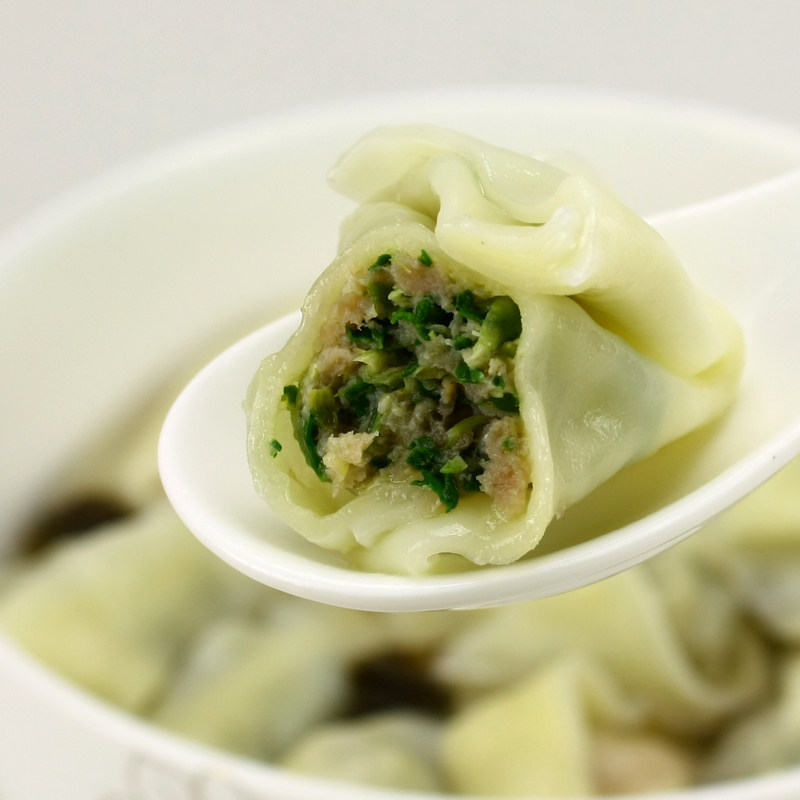 无锡美食特产 馄饨 真味兴大馄饨 菜肉馅 现做10只 冰鲜包装顺丰