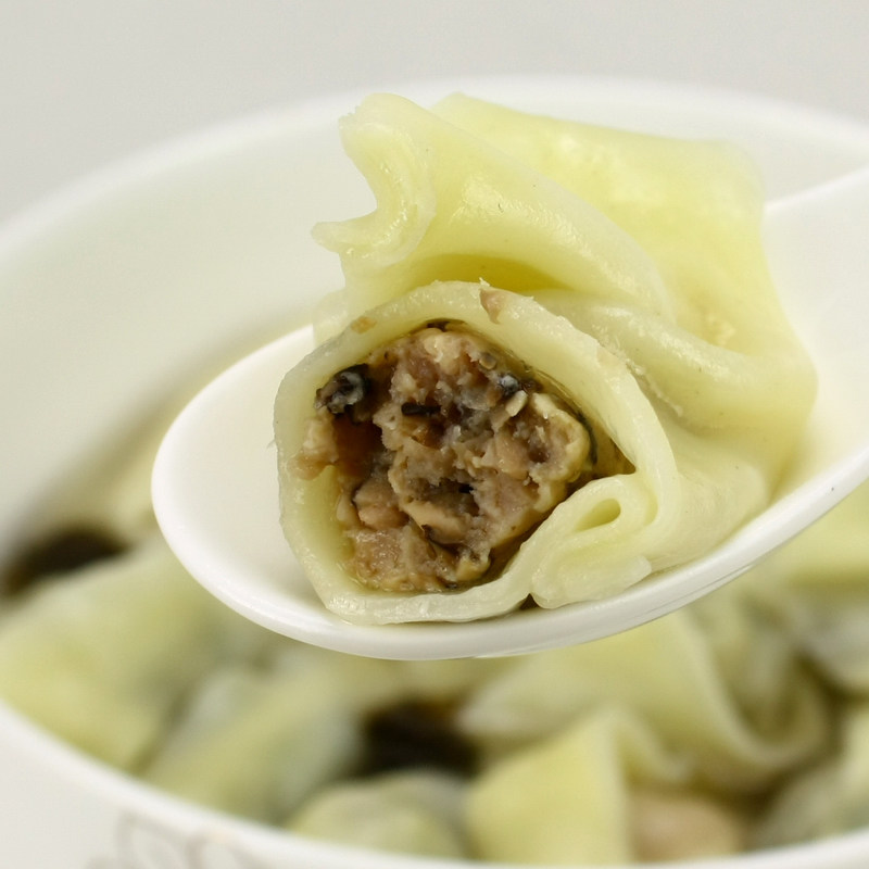 无锡美食特产 馄饨 真味兴大馄饨 香菇猪肉 现做10只冰鲜包装顺丰