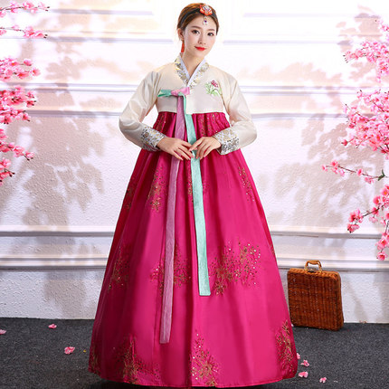 2026新款韩国大长今韩服舞蹈表演服装朝鲜族女装民族演出服朝鲜服